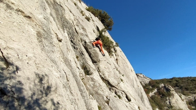 sortie falaise à Seynes