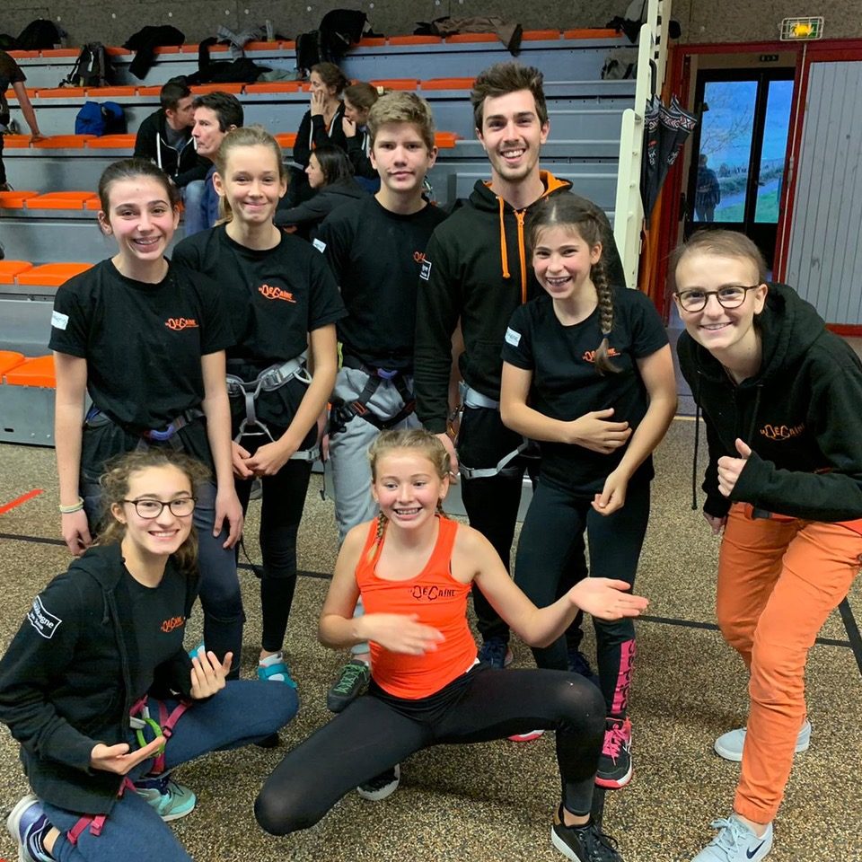 LORIS DALTIN ET MARGO JOURNET les coachs AVEC TOUTE L'EQUIPE