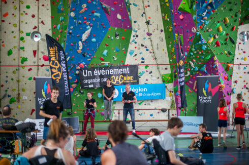Evénement escalade handi valide organisé par la Dégaine 19 juin 2024