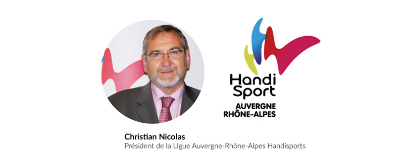 Christian Nicolas Présidente de la LIgue Auvergne-Rhône-Alpes Handisports