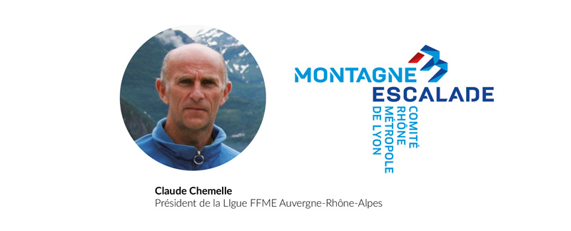Claude Chemelle Président de la Ligue FFME Auvergne-Rhône-Alpes