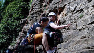 Escalade HANDI-VALIDES en falaise