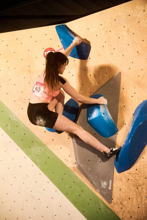 Lily Abriat finaliste aux Championnats de France de bloc senior