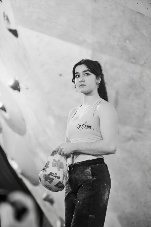 Lily Abriat finaliste aux Championnats de France de bloc senior