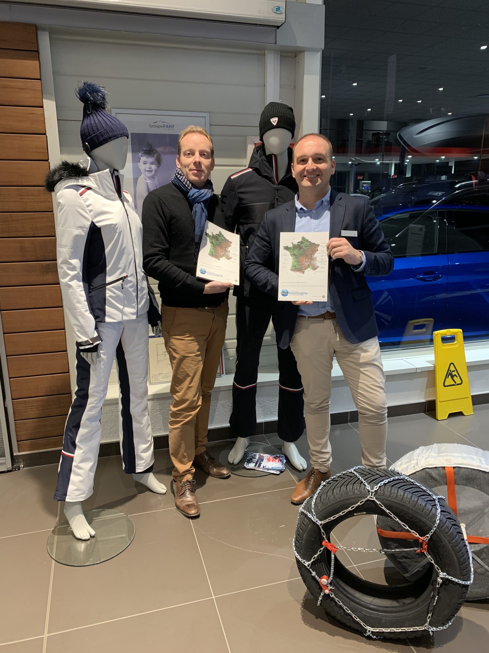 Damien Rey et Franck Desbat Groupe Fahy Peugeot