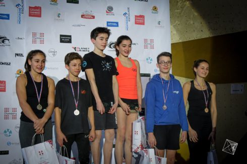 Podium Lily ABRIAT COUPE FRANCE BLOC CHAMBERY