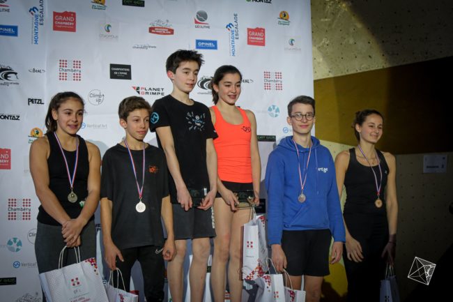 Podium Lily ABRIAT COUPE FRANCE BLOC CHAMBERY Podium Lily ABRIAT COUPE FRANCE BLOC CHAMBERY