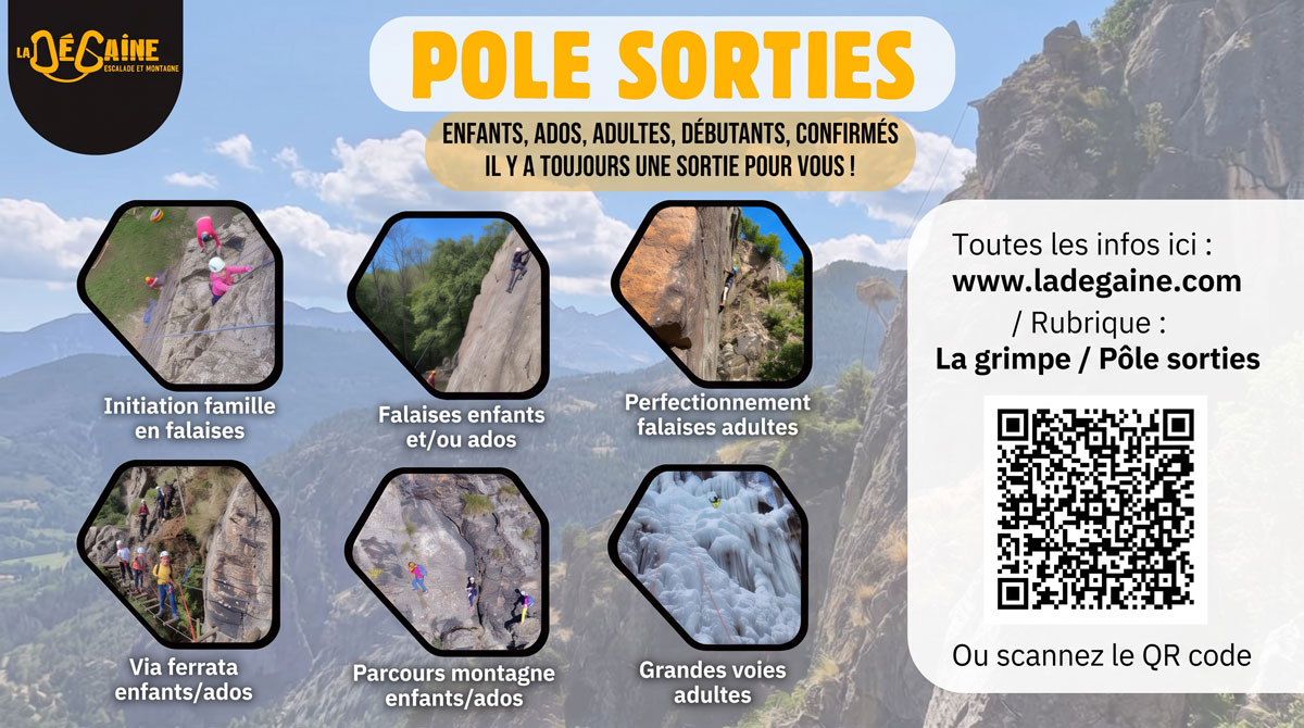 Pole Sorties 2026 - La Dégaine escalade