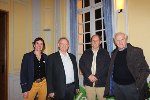 Emmanuelle Thomas, François Uzel, Joel Piegay (Marcy) et Gérald Eymard (Charbonnières)