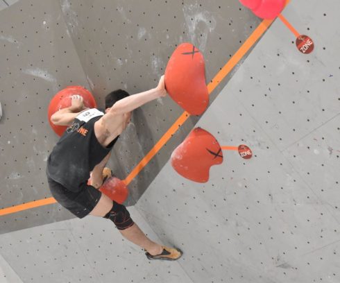 Anaël Testud remporte la Coupe Régionale de bloc