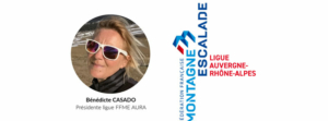 Bénédicte CASADO Présidente ligue FFME AURA