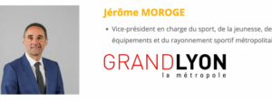 Jérôme MOROGE Vice-président en charge du sport, de la jeunesse, des équipements et du rayonnement sportif métropolitain