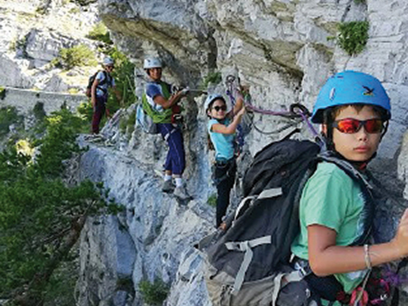 Stage été Via ferrata