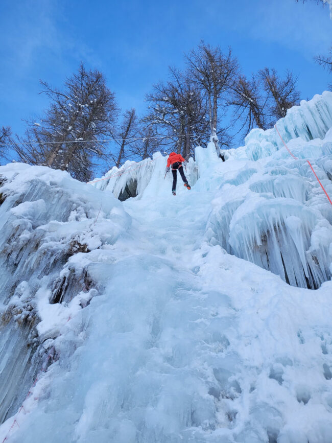 initiation cascade de glace pour les adultes