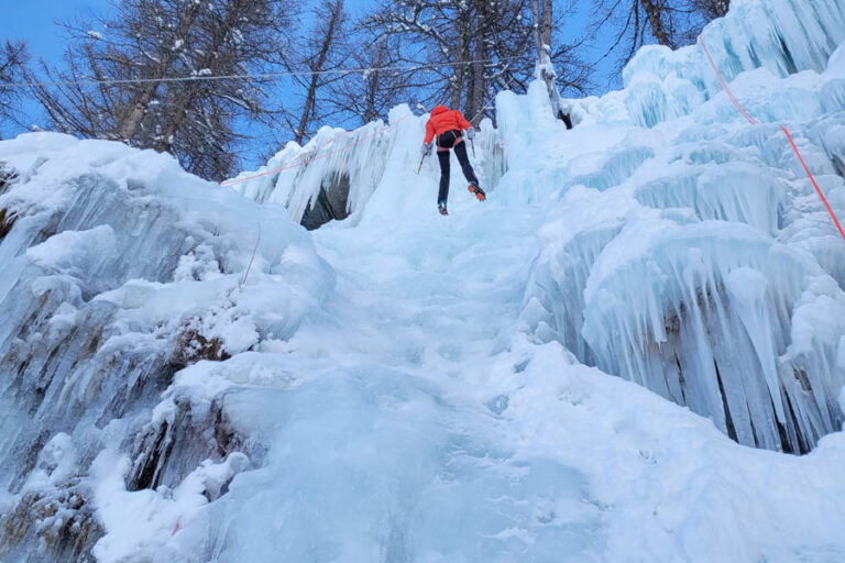 initiation cascade de glace pour les adultes