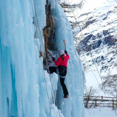 initiation cascade de glace pour les adultes
