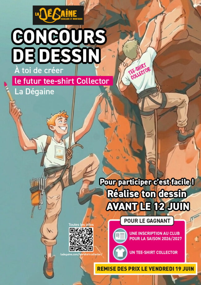concours tee-shirt Collector LA DEGAINE