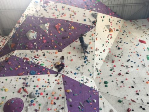 Découverte du format compétition en escalade