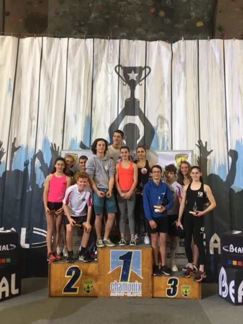 Podium Général de la Coupe de France de Chamonix