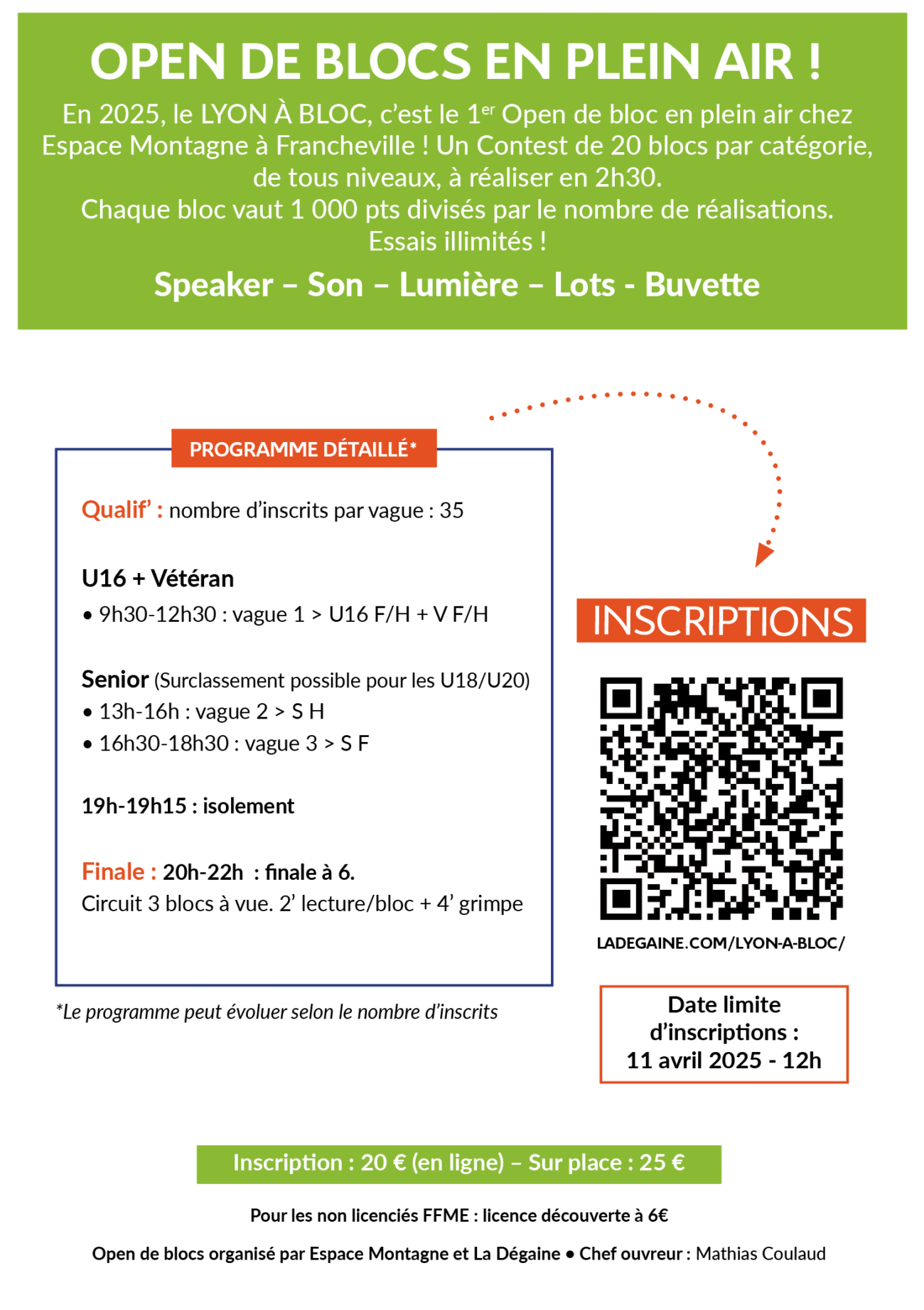 Programme Lyon à Bloc 2025