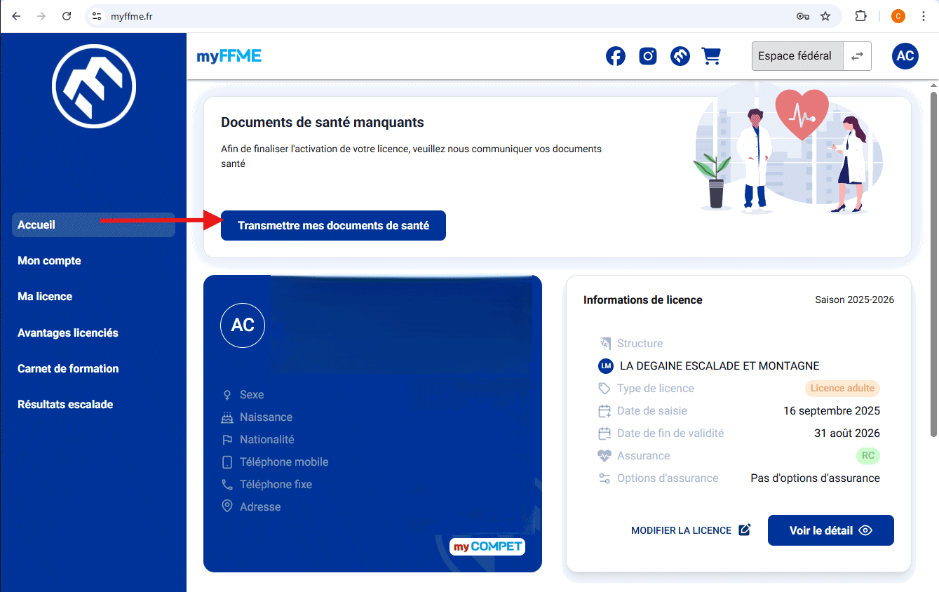 Questionnaire de santé