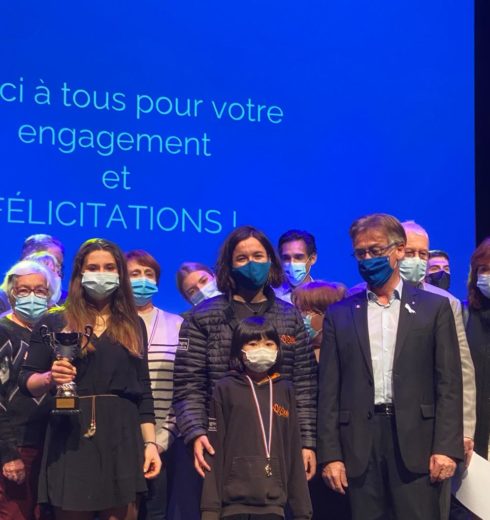 Remise des recompenses meilleurs grimpeurs La Degaine 2021 par la Ville de Tassin la demi lune