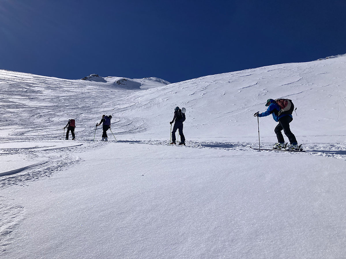 initiation ski de rando avec le CAF