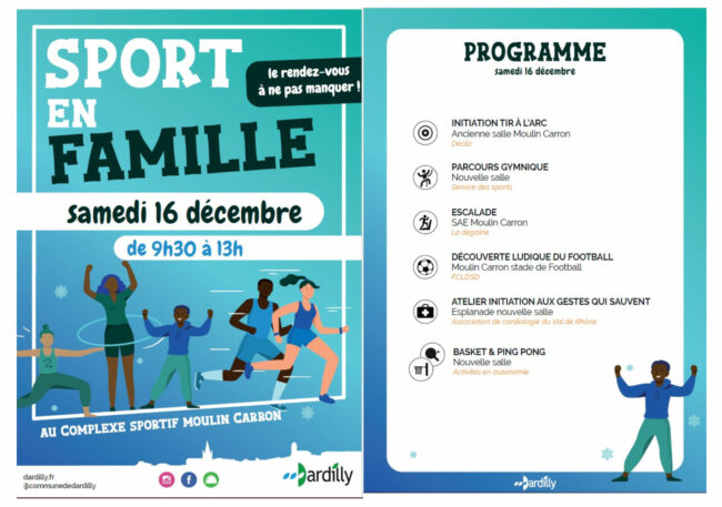 Sport en famille au complexe Moulin Carron à Dardilly Sport en famille au complexe Moulin Carron à Dardilly