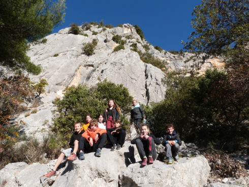 stage LA DEGAINE « cohésion et grimpe en falaises