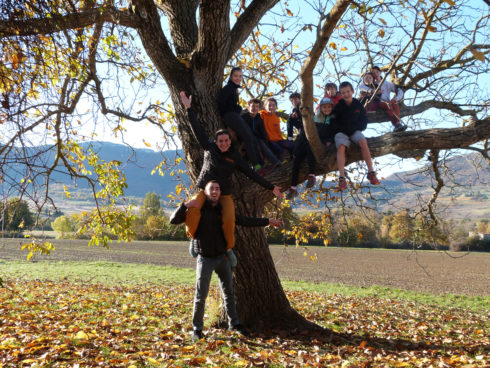 stage LA DEGAINE « cohésion et grimpe en falaises