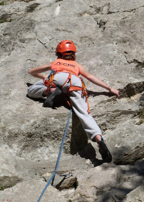 stage LA DEGAINE « cohésion et grimpe en falaises