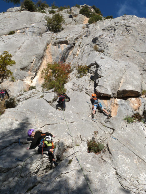 stage LA DEGAINE « cohésion et grimpe en falaises