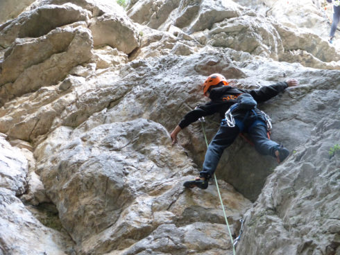 stage LA DEGAINE « cohésion et grimpe en falaises