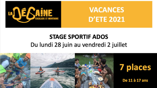 stage ados avec La Dégaine stage ados avec La Dégaine