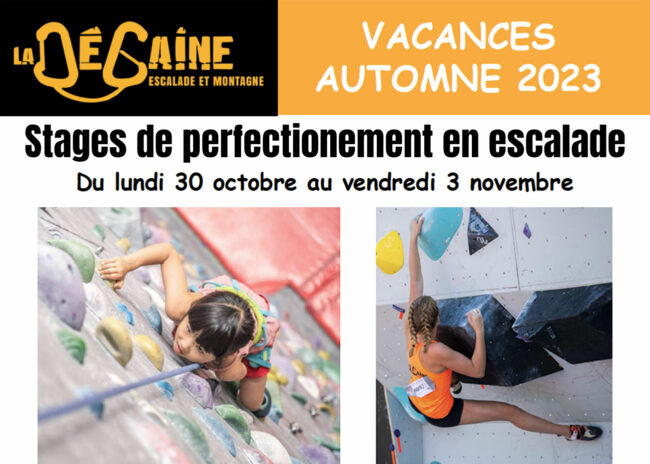 stage perfectionnement escalade automne 2023 stage perfectionnement escalade automne 2023