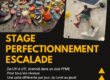 Stage perfectionnement escalade tous niveaux dès U11 !