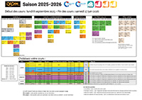 Vignette planning LA DEGAINE 2025/2026