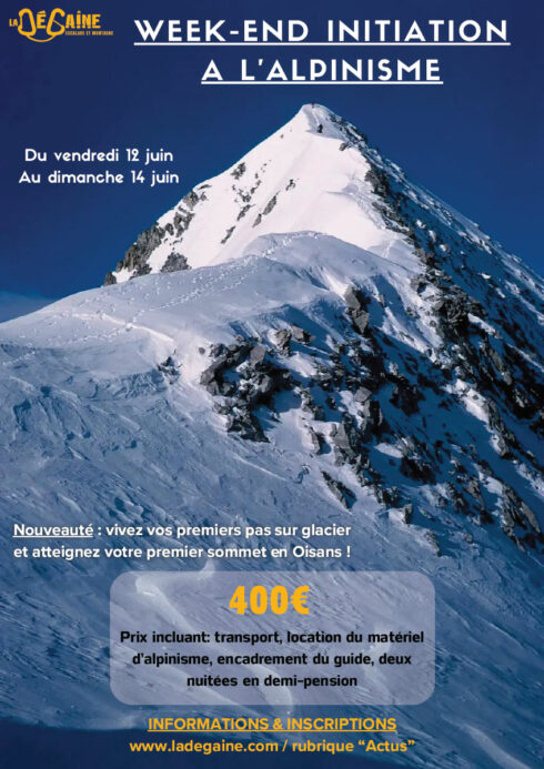 Week-end initiation à l'alpinisme