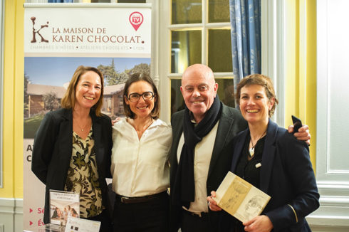 Marie Pascale Sterin, Karen Chocolat, Eric Mazoyer (Limonest) et Emmanuelle Thomas